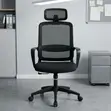 Ergonomic Mesh Secretary Chair - Black - 4