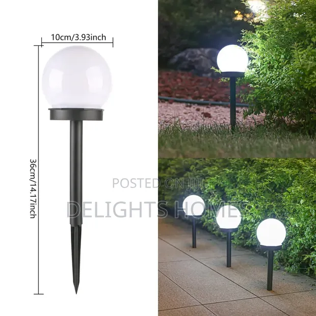3pcs Waterproof LED Ball Light Lamp - 1