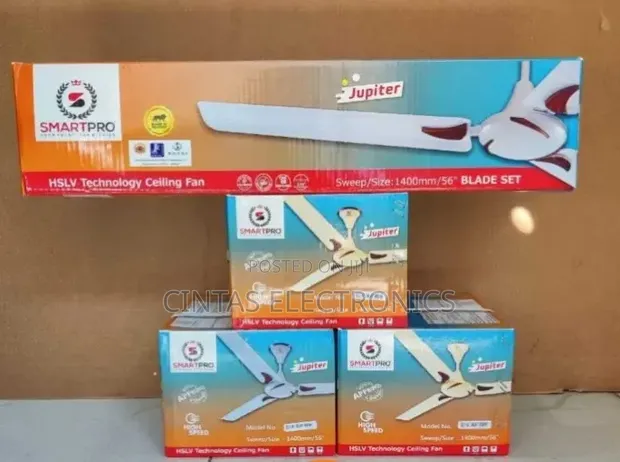 Smartpro 56" Jupiter HSLV Ceiling Fan - 1