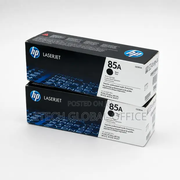 HP 85A Black Toner Cartridge - 1