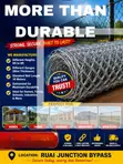 5ft Galvanised Chainlink Fence, Gauge 16, 80x80mm Mesh - 1
