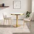 Modern Round Marble Dining Table - 2