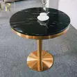 Modern Round Marble Dining Table - 3