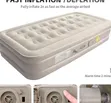 21-Hole Elevated Inflatable Airbed 190x100x40cm - 2