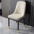Premium Upholstered Leather Dining Chair - 4