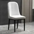 Premium Upholstered Leather Dining Chair - 5