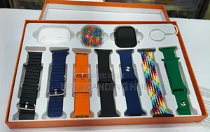 T900 Ultra 2 Smart Watch - 7 Straps, Earphones