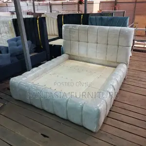 Trendy Cream Tufted Bubble Bed - 5x6 Ft