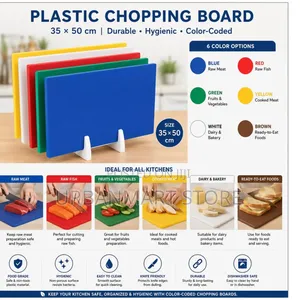 Heavy Duty Plastic Chopping Board 35x50cm