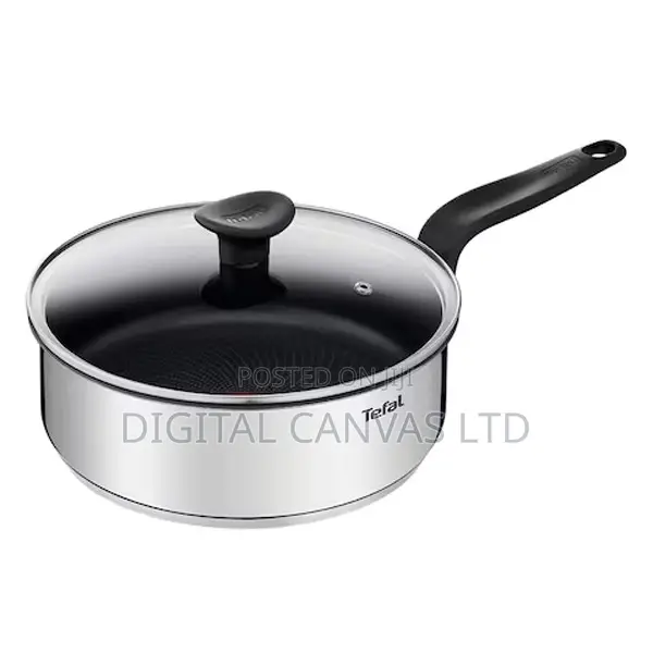 Tefal Soho Primary G6 Stainless Steel 24cm Pan with Lid - 1