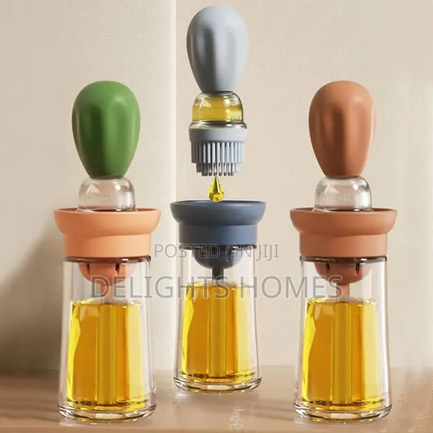 Quantitative Silica Gel Brush Head Oil/Seasoning Dispenser - 1