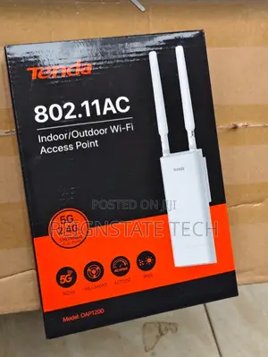 Tenda AC1200 Outdoor Gigabit Wi-Fi Access Point (OAP1200) - PoE Powered