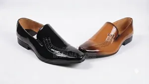 Premium Men's Slip-on Leather Loafers - Sizes 39-45