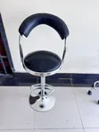Modern High-Back Bar Stool - 1