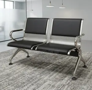 2-Seater Padded Office Bench