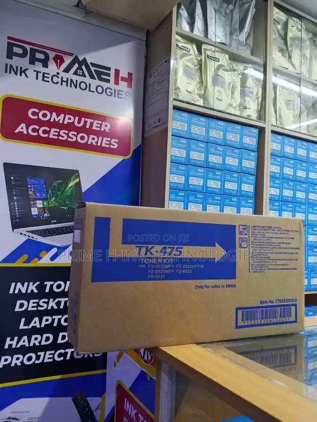 Kyocera TK-475 Black Toner Cartridge - 1