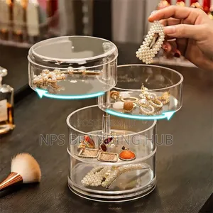 4 Layer Rotating Jewelry Storage Container