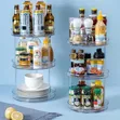 3-Layer 360 Rotation Cabinet Turntable Organizer / Lazy Susan - 1