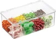 8 Slot Tea Bag & Coffee Organizer Container with Removable Divider - 5