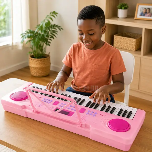 61 Keys Kids Electronic Piano Keyboard for Beginners - 1