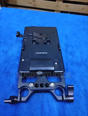 Camvate V-Mount Cheese Plate with Canon 5D Dummy Battery
