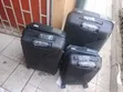 4-in-1 Suitcase Set - Black - 1