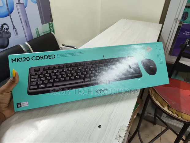 Logitech MK120 Wired Keyboard and Mouse Combo - 1
