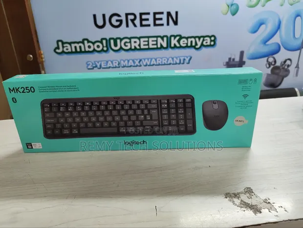 Logitech MK250 Wireless Bluetooth Keyboard and Mouse Combo - 1