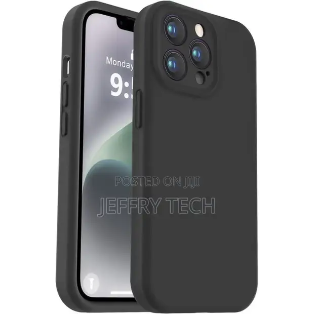 Anti-Scratch Shockproof Case for Apple iPhone 13 Pro Max - Black - 1