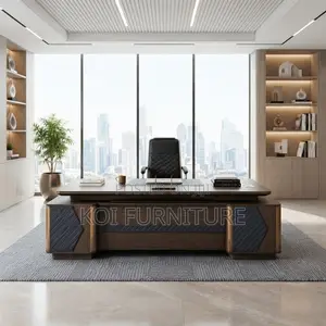 2400mm Executive Lockable Senate Desk