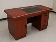 Executive Office Desk with Drawers Cabinet - 3