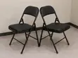 Black Folding Chair for Events, Office, Home - 2