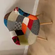 Modern Patchwork Accent Chair - 4