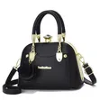 Elegant Black Evening Bag with Gold Accents - 1