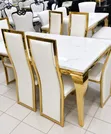 Goldish 6-Seater Dining Table Set - 1