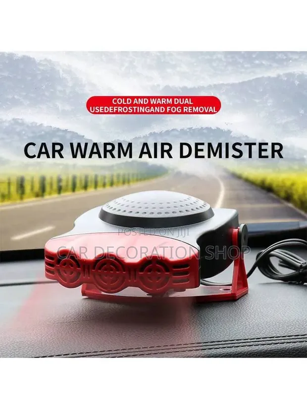 12V Defrosting/Defogging Windscreen Fan with Cool Airflow - 1