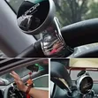 Black Steering Wheel Spinner Knob - 2