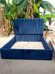 Kitanda cha Chester cha Navy Blue Panel 5x6 - 2