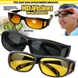 2-in-1 Driving Sunglasses: Dark for Day, Yellow for Night - 1