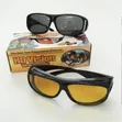2-in-1 Driving Sunglasses: Dark for Day, Yellow for Night - 2