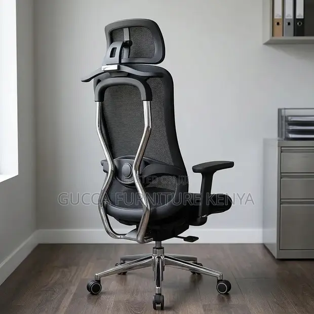 Modern Ergonomic Fabric Office Chair - 1