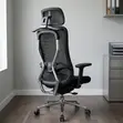 Modern Ergonomic Fabric Office Chair - 1