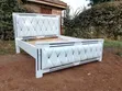 White Mockett Bed Size 5x6 - 1