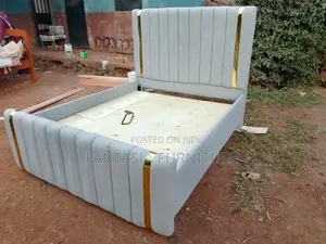 Grey Bed Frame - Queen Size (5x6)
