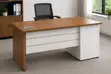 Modern Executive Office Desk - Wood Finish - 3