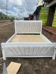 White 5x6 Bed Frame with Payment on Delivery - 2