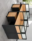 Modern Office Workstation Desk with Drawers - 5