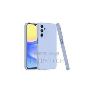 Soft Silicone Back Cover for Samsung Galaxy A15 - Light Blue