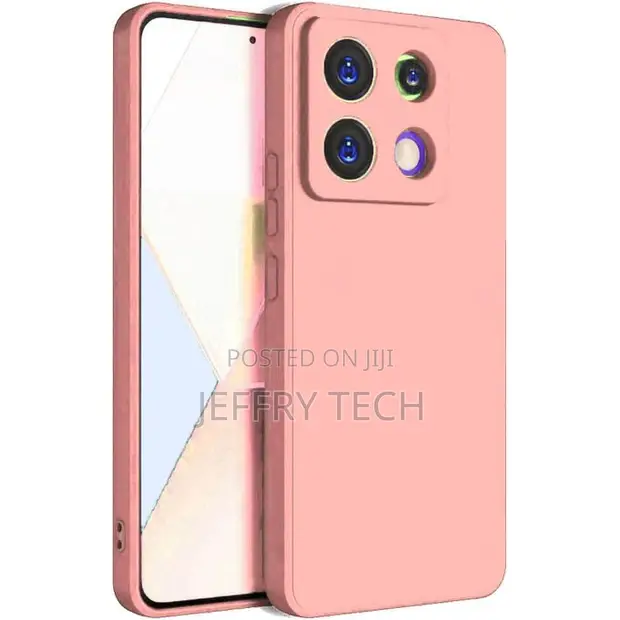 Soft Silicone Back Cover for Xiaomi Redmi Note 13 4G - Pink - 1