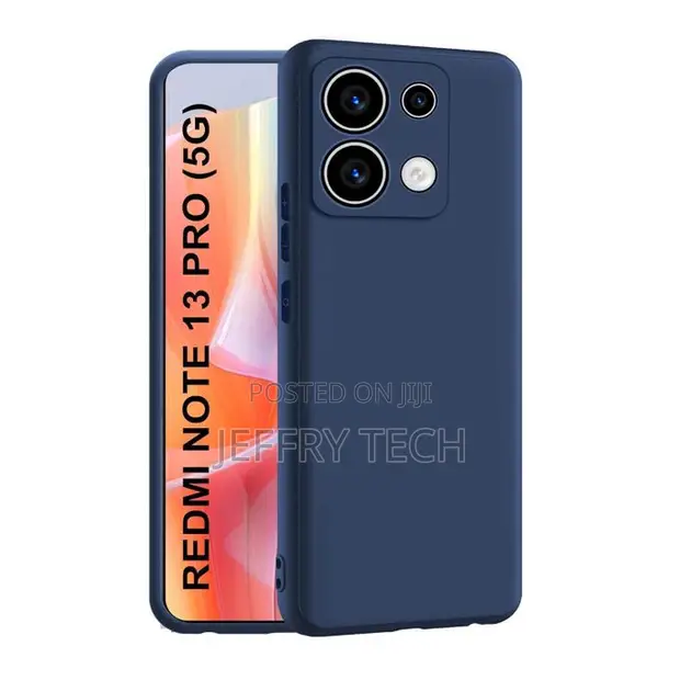 Soft Silicone Back Cover for Xiaomi Redmi Note 13 Pro+ 5G - Blue - 1